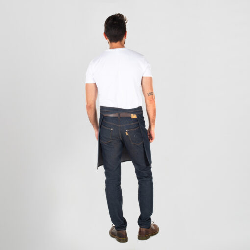 Kit da 3 pz di Grembiule Corto in Denim Arena - immagine 2