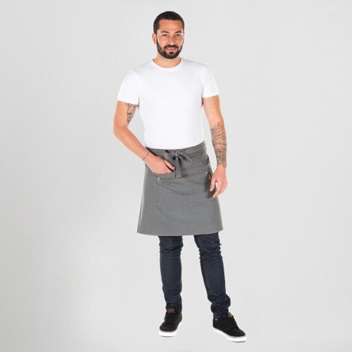 Kit da 3 pz di Grembiule Corto in Denim Arena - immagine 3