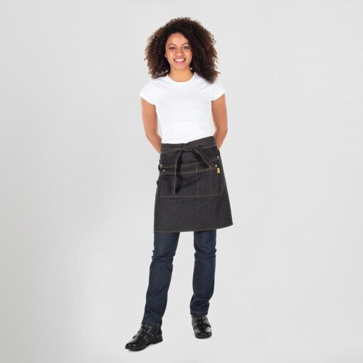 Kit da 3 pz di Grembiule Corto in Denim Arena - immagine 9