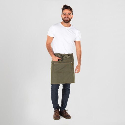 Kit da 3 pz di Grembiule Corto in Denim Arena - immagine 11