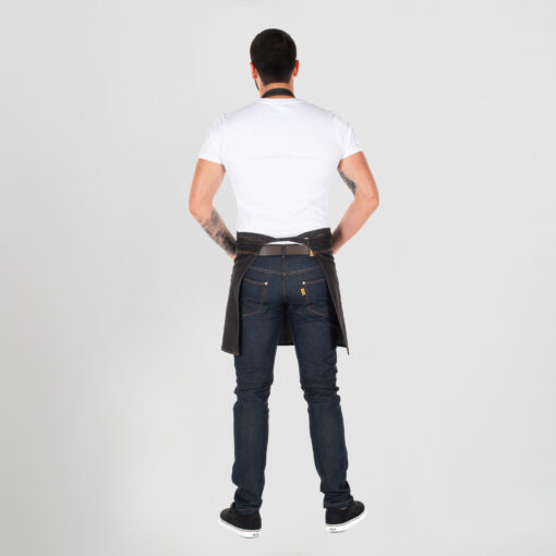 Kit da 2 pz di Grembiule a Pettorina in Denim Tenerife - immagine 12