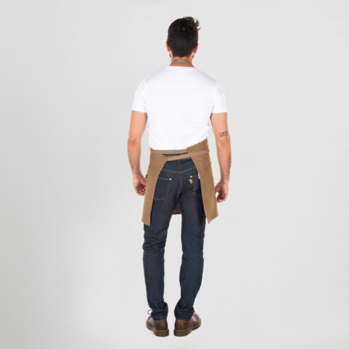 Kit da 2 pz di Grembiule a Pettorina in Denim Tenerife - immagine 6