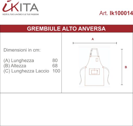 Kit da 3 pz di Grembiule con Fibbia Anversa - immagine 7