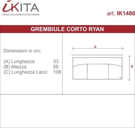 Grembiule Corto in Denim Ryan - immagine 5