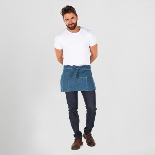 Grembiule Corto in Denim Ryan