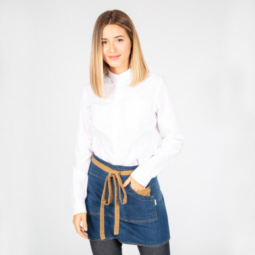 Kit da 6 pz di Grembiule Denim Corto Toledo - immagine 3