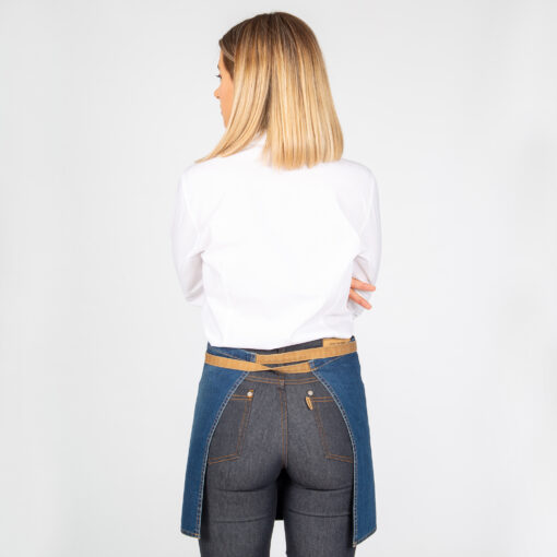 Kit da 6 pz di Grembiule Denim Corto Toledo - immagine 2