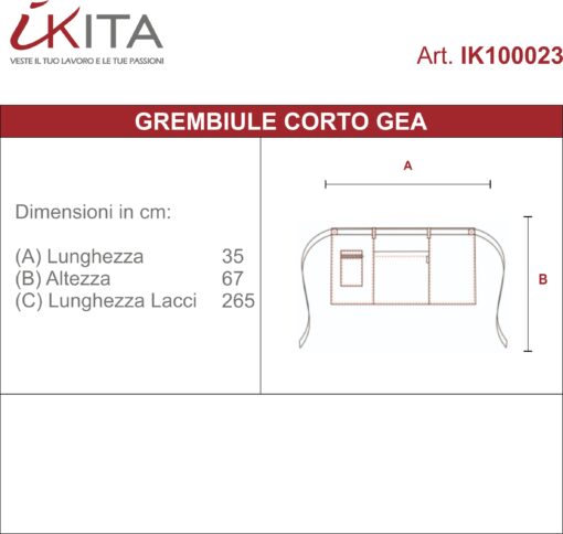 Kit da 4 pz di Senalino Corto Gea - immagine 5
