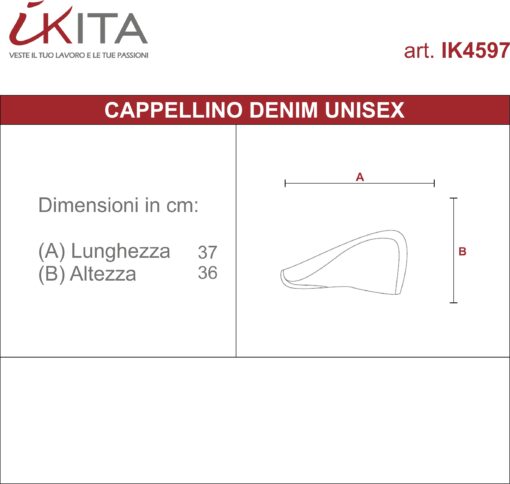 Kit da 2 pz di Cappellino Denim Unisex - immagine 7