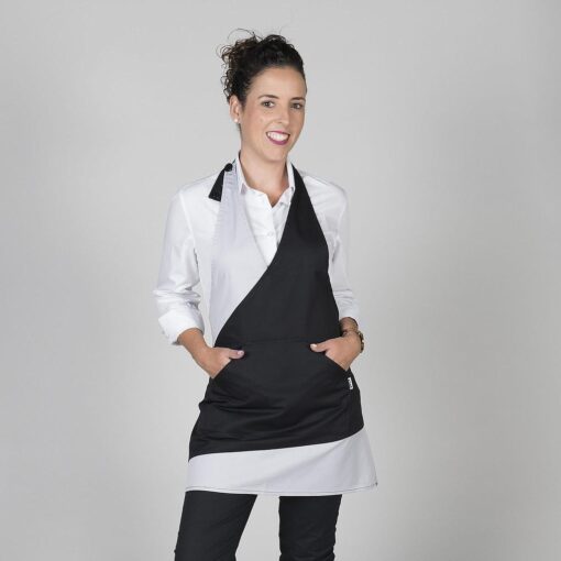 Kit da 5 pz di Grembiule Bicolore Bistro Peoria