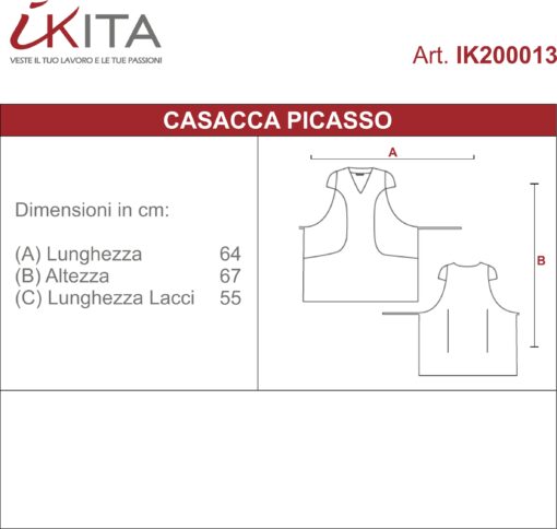 Grembiule Smanicato Picasso - immagine 4