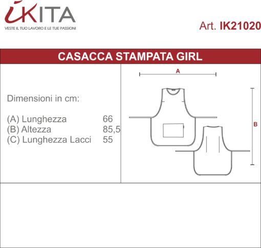 Casacca Stampata Girl - immagine 3