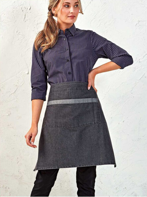 Kit da 4 pz di Grembiule Basso in Denim Jane