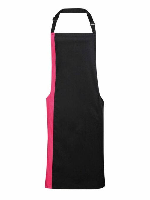 Kit da 4 pz di Grembiule Con Pettorina Bicolor Contrast - immagine 4