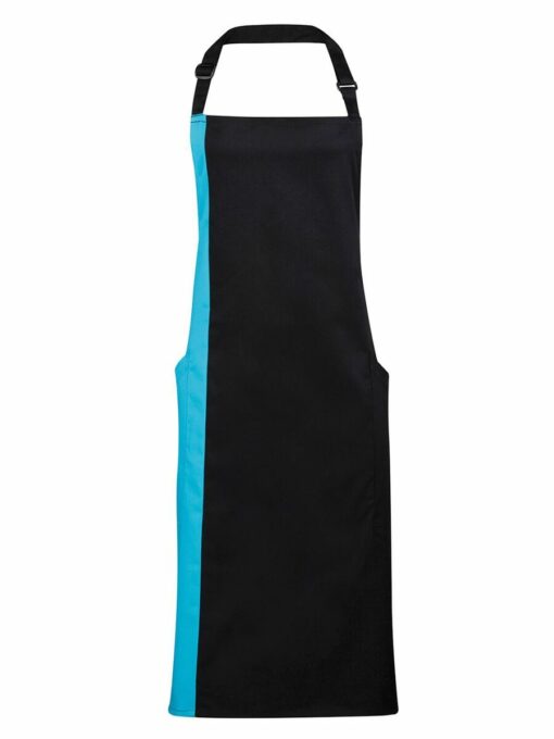 Kit da 4 pz di Grembiule Con Pettorina Bicolor Contrast - immagine 6