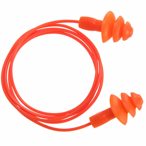 Kit da 100 pz di Tappi auricolari riutilizzabili con cordino